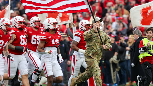 Long Chris Long Tunnel Walk 2023 Nebraska-Maryland football